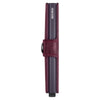 Secrid Miniwallet Original Cranberry Leather Wallet
