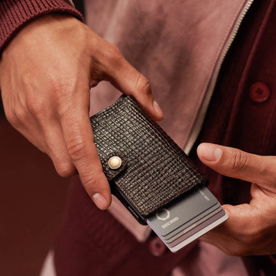 Secrid Miniwallet Palmellato Wallet Brown