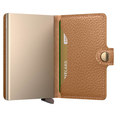 Secrid Miniwallet Pebble Cappuccino Leather Wallet