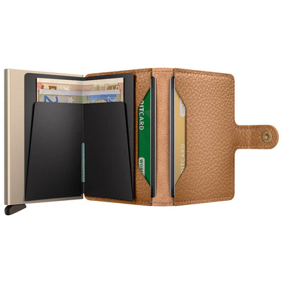 Secrid Miniwallet Pebble Cappuccino Leather Wallet