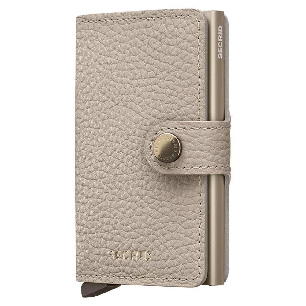 Secrid Miniwallet Pebble Latte Leather Wallet
