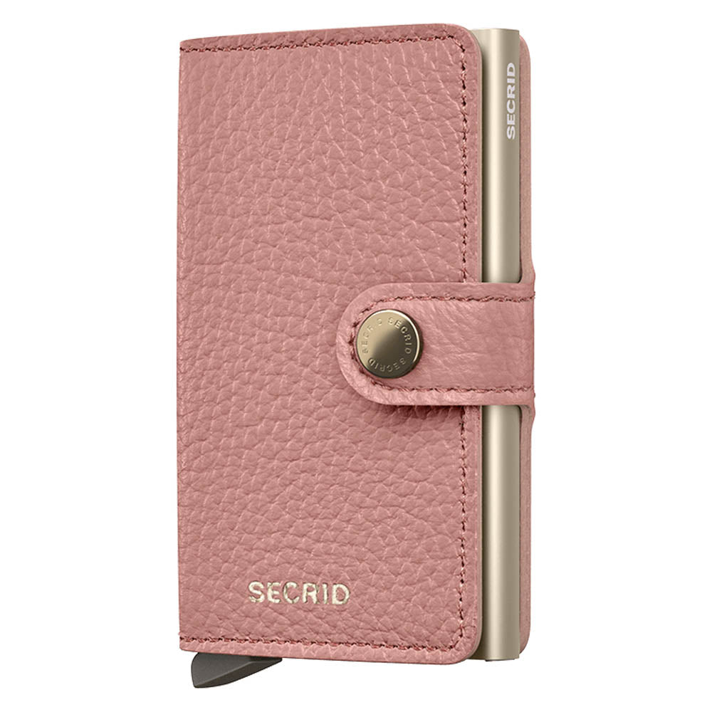 Secrid Miniwallet Pebble Rose Leather Wallet