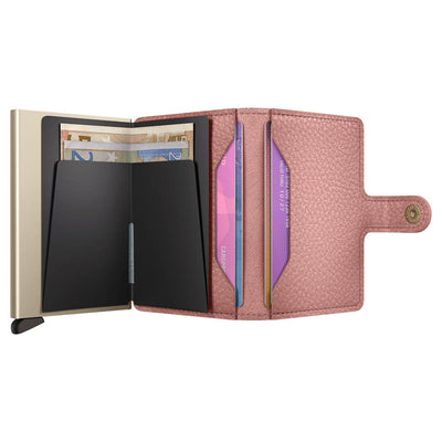Secrid Miniwallet Pebble Rose Leather Wallet