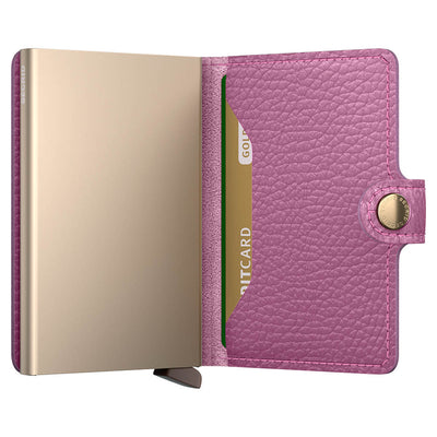Secrid Miniwallet Pebble Orchid Leather Wallet