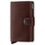 Secrid Miniwallet Vegetable Tanned Leather Wallet Espresso Brown