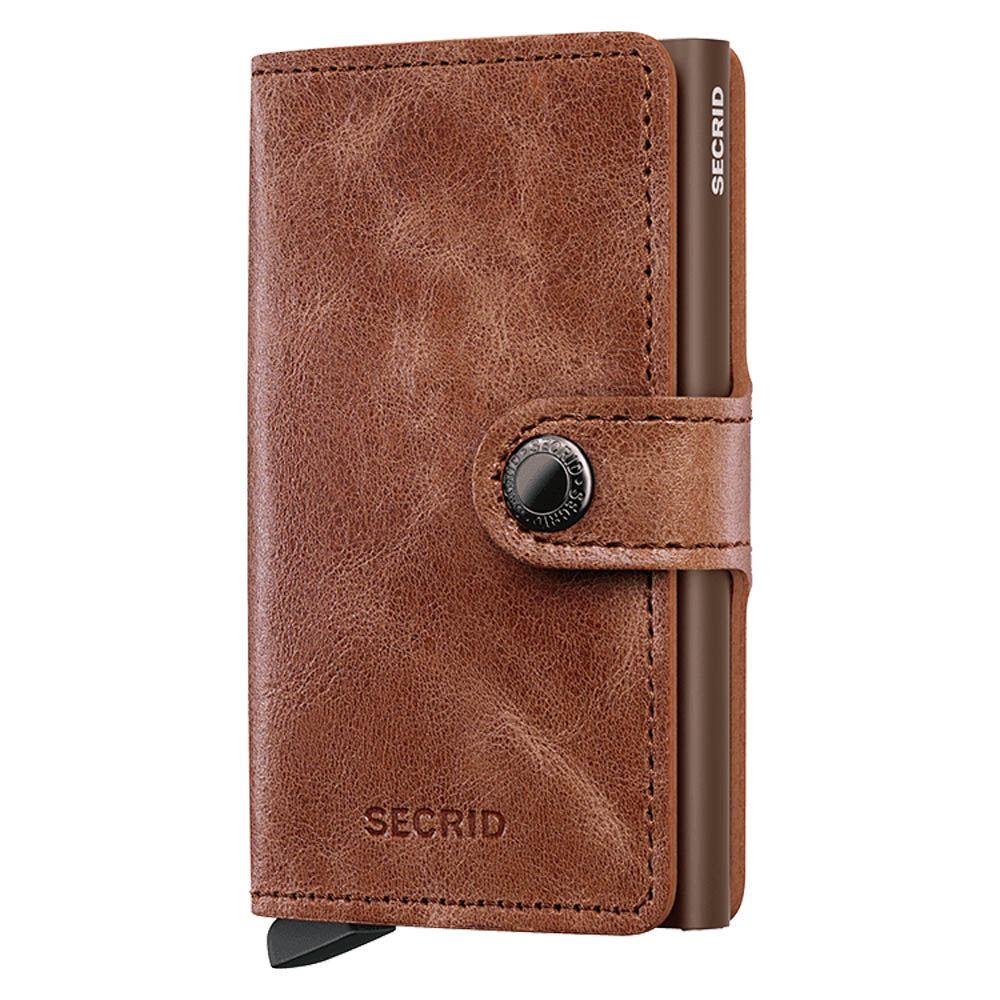 Secrid Miniwallet Vintage Cognac / Brown Leather Wallet