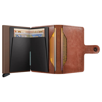 Secrid Miniwallet Vintage Cognac / Brown Leather Wallet