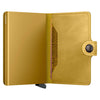 Secrid Miniwallet Vintage Yellow Leather Wallet