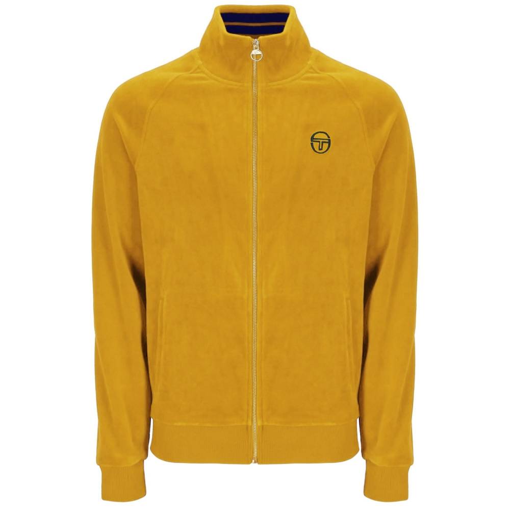 Sergio Tacchini Court Velour Track Top Arrowwood