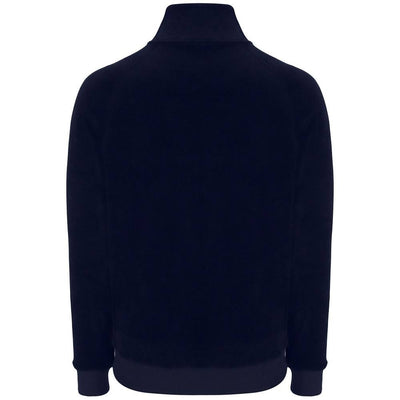 Sergio Tacchini Court Velour Track Top Maritime Blue / Gardenia