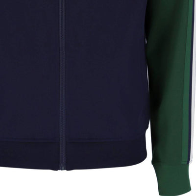 Sergio Tacchini Renshaw Tape Track Top Maritime Blue Eden