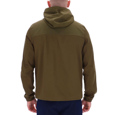 Sergio Tacchini Calisti Hooded Jacket Dark Olive