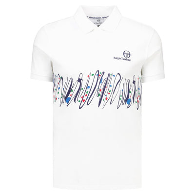 Sergio Tacchini Filzi Pat Cash Polo Shirt White