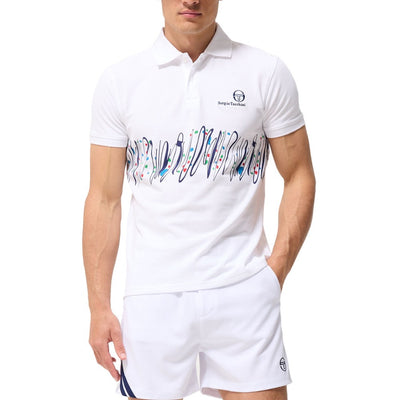 Sergio Tacchini Filzi Pat Cash Polo Shirt White