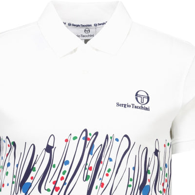 Sergio Tacchini Filzi Pat Cash Polo Shirt White