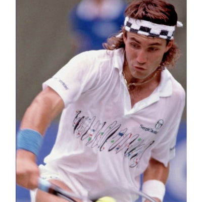 Sergio Tacchini Filzi Pat Cash Polo Shirt White