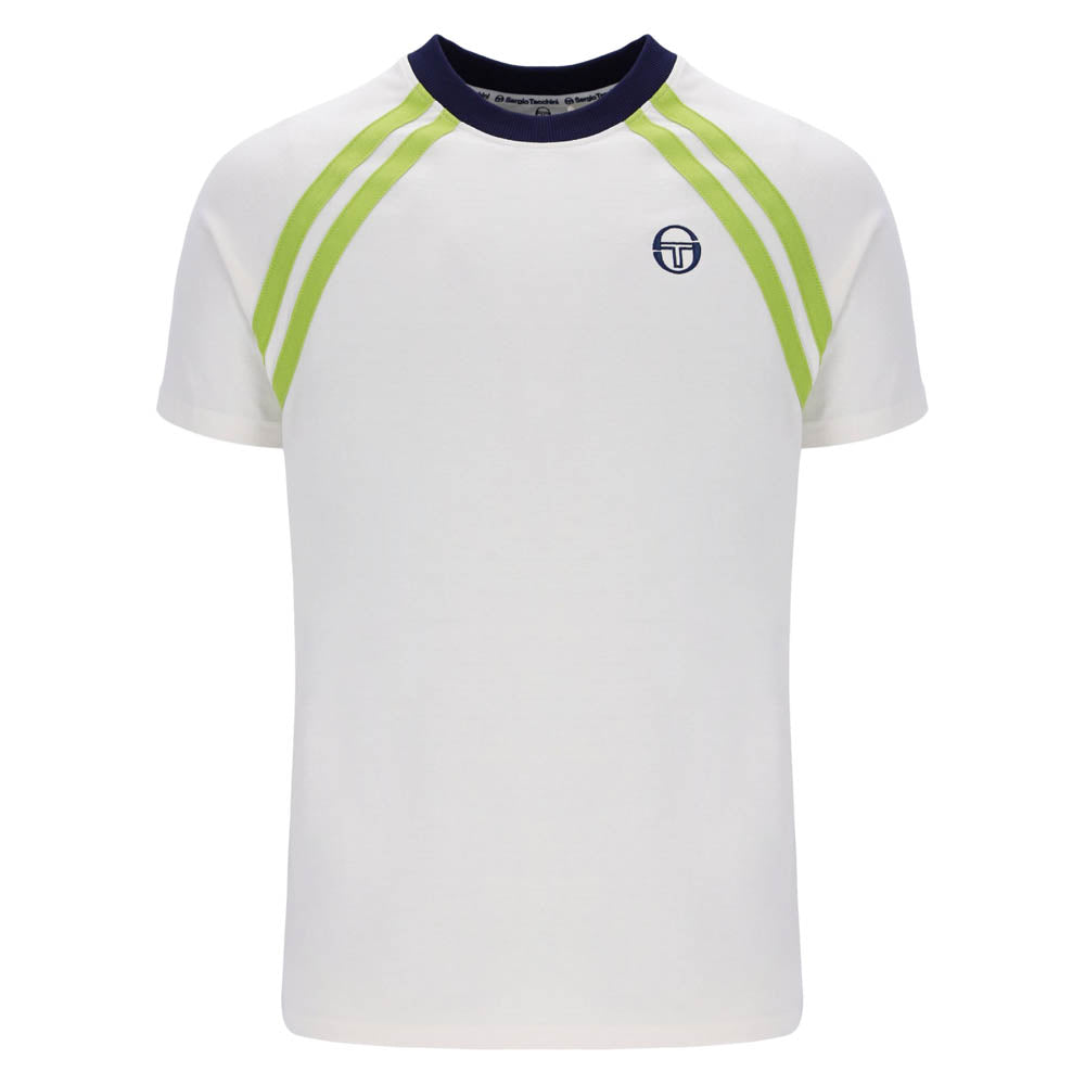 Sergio Tacchini Ghibli T-Shirt Gardenia and Dark Citron