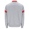 Sergio Tacchini Grello Bomber Jacket High Rise Grey and Adrenaline Red