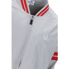 Sergio Tacchini Grello Bomber Jacket High Rise Grey and Adrenaline Red