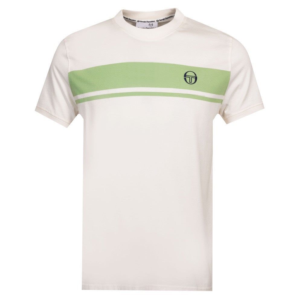 Sergio Tacchini Master T-Shirt Gardenia / Quiet Green