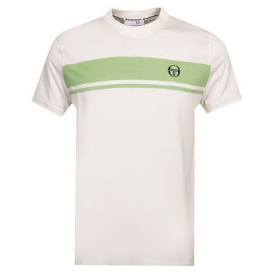 Sergio Tacchini Master T-Shirt Gardenia / Quiet Green