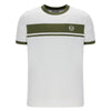 Sergio Tacchini Master Crew Neck T-Shirt Gardenia and Sphagnum
