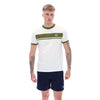 Sergio Tacchini Master Crew Neck T-Shirt Gardenia and Sphagnum