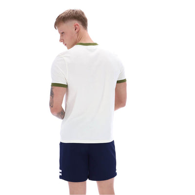 Sergio Tacchini Master Crew Neck T-Shirt Gardenia and Sphagnum