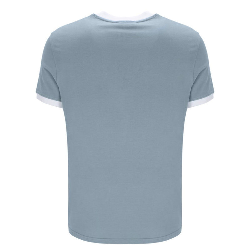 Sergio Tacchini Master T-Shirt Lead / Maratime Blue / White