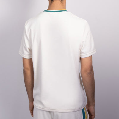 Sergio Tacchini Monte Retro Velour T-shirt Gardenia / Off White