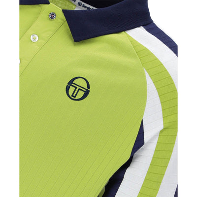 Sergio Tacchini New Blow Polo Dark Citron and Maritime Blue