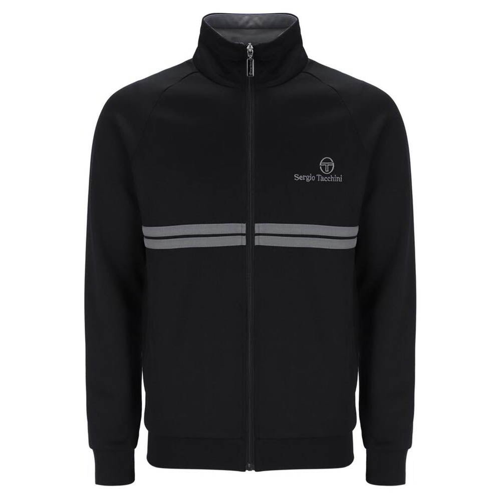 Sergio Tacchini New Dallas Track Top Black Quiet Shade Smart Ass Menswear