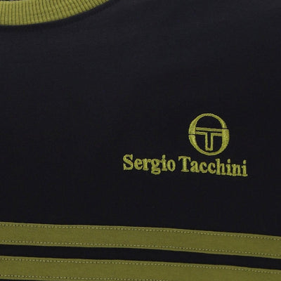 Sergio Tacchini New Supermac T-Shirt Black and Avocado