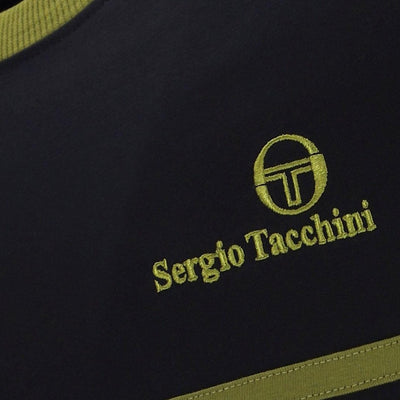 Sergio Tacchini New Supermac T-Shirt Black and Avocado