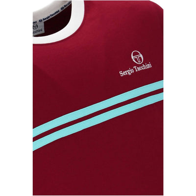 Sergio Tacchini New Supermac T-Shirt Rhubarb and Gardenia