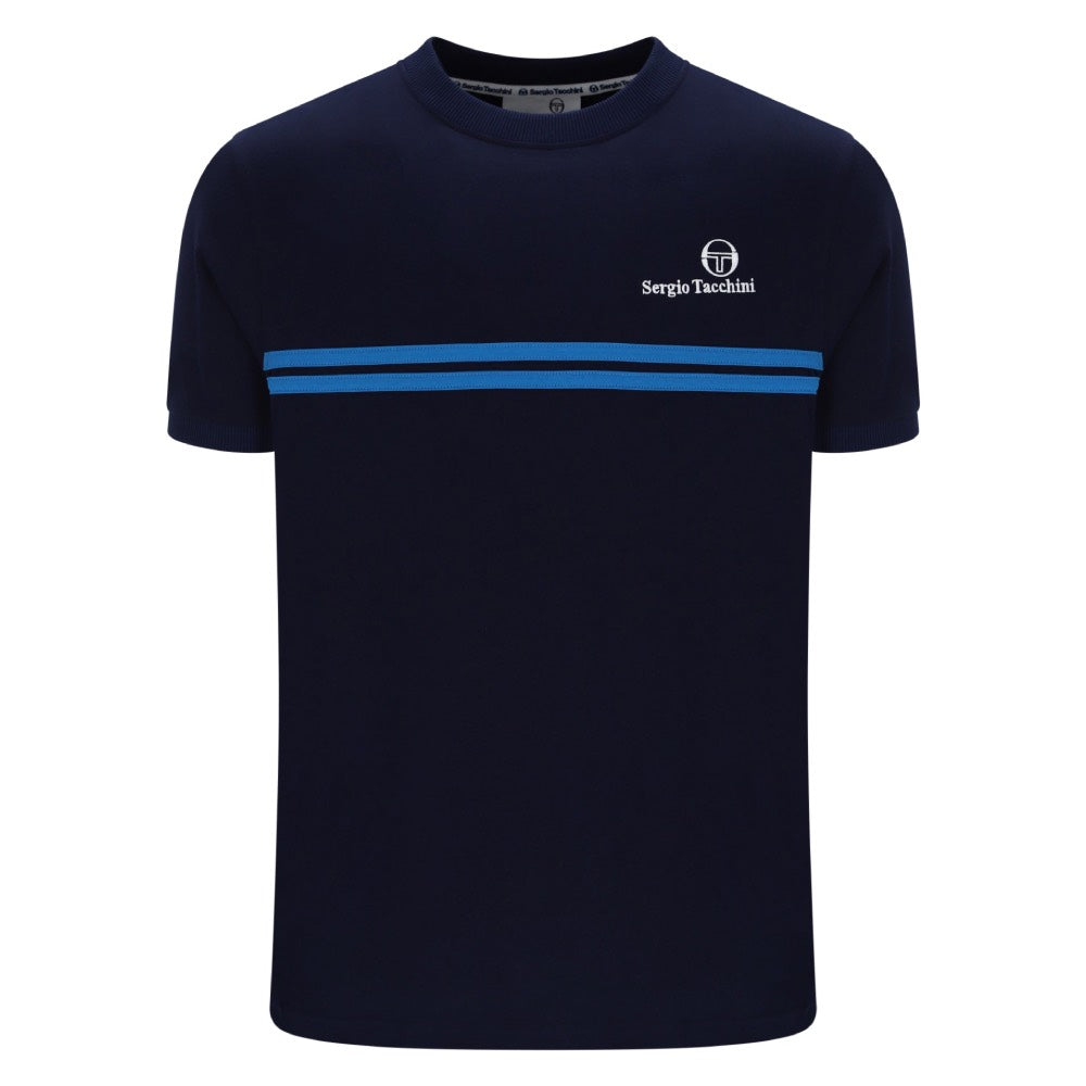 Sergio Tacchini New Supermac T-Shirt Maratime Blue / Princess Blue