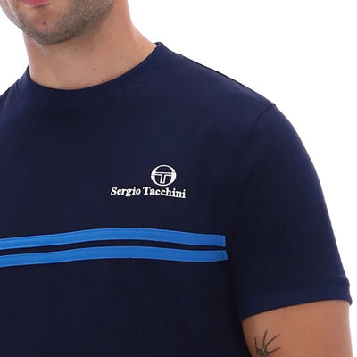 Sergio Tacchini New Supermac T-Shirt Maratime Blue / Princess Blue