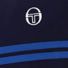 Sergio Tacchini New Supermac T-Shirt Maritime Blue and Adrenaline Red