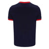 Sergio Tacchini New Supermac T-Shirt Maritime Blue and Adrenaline Red