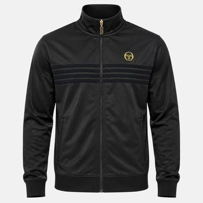 Sergio Tacchini New Varena Track Top Black / Gold Lurex