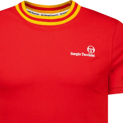 Sergio Tacchini Rainer FC T-Shirt Adenaline Rush / Old Gold