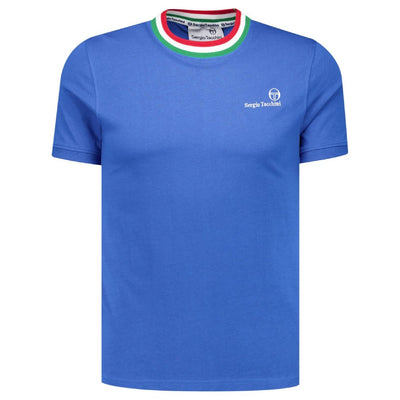 Sergio Tacchini Rainer FC T-Shirt Strong Blue / Fern Green / Adenaline Rush