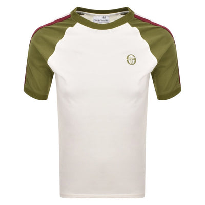 Sergio Tacchini Hadow Ringer T-Shirt Gardenia / Avacado