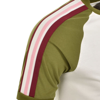 Sergio Tacchini Hadow Ringer T-Shirt Gardenia / Avacado