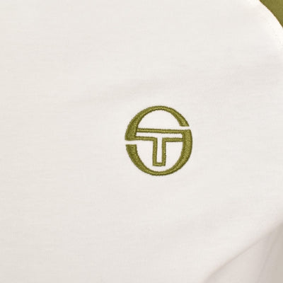 Sergio Tacchini Hadow Ringer T-Shirt Gardenia / Avacado