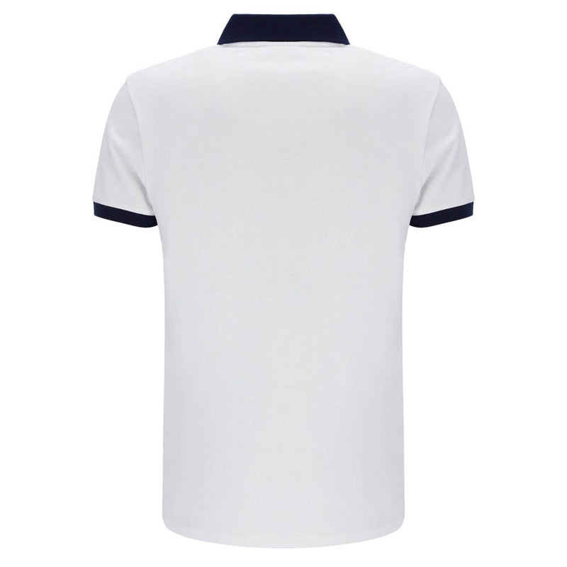 Sergio Tacchini Supermac Polo Shirt White / Martime Blue