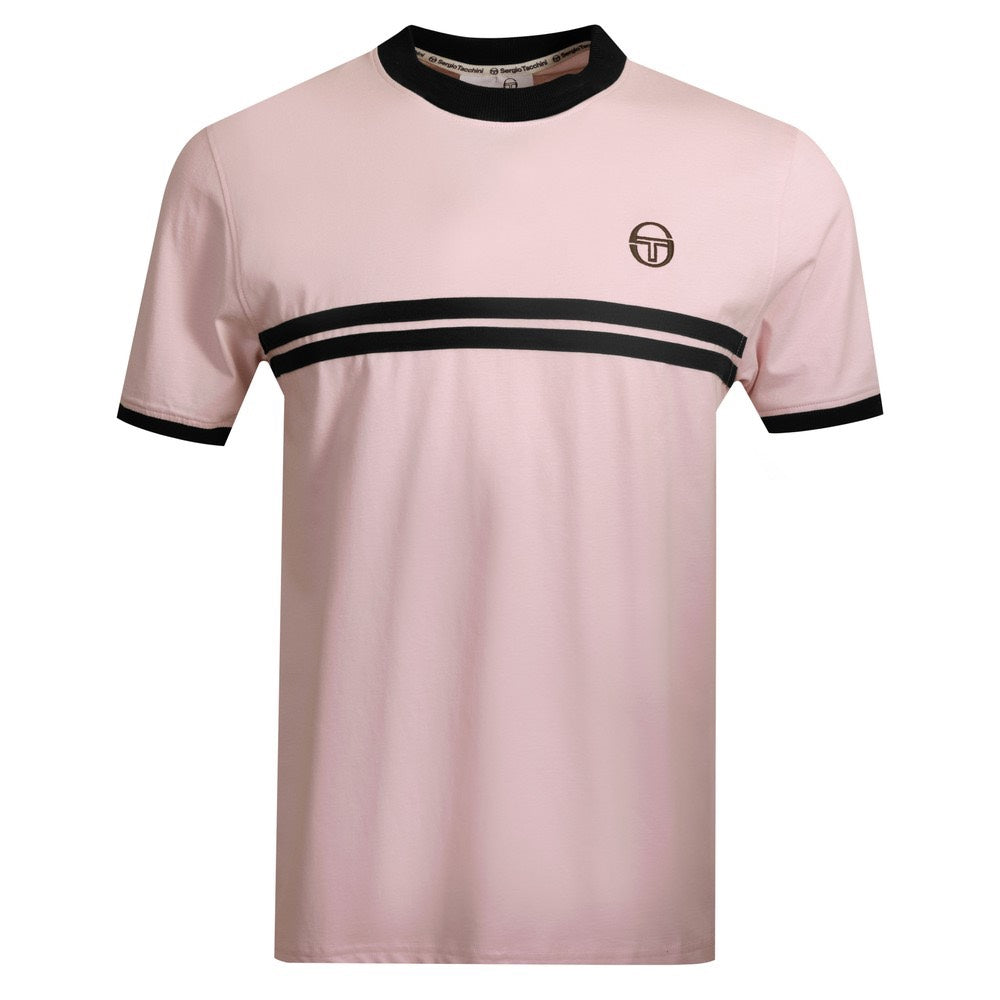 Sergio Tacchini Supermac T-Shirt Light Lilac / Black