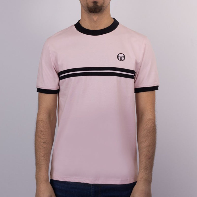 Sergio Tacchini Supermac T-Shirt Light Lilac / Black