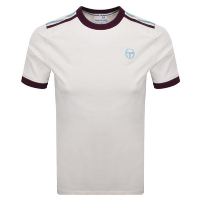 Sergio Tacchini Triste T-Shirt Gardenia / Winter Bloom