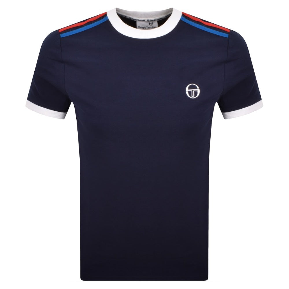 Sergio Tacchini Triste T-Shirt Maratime Blue / White